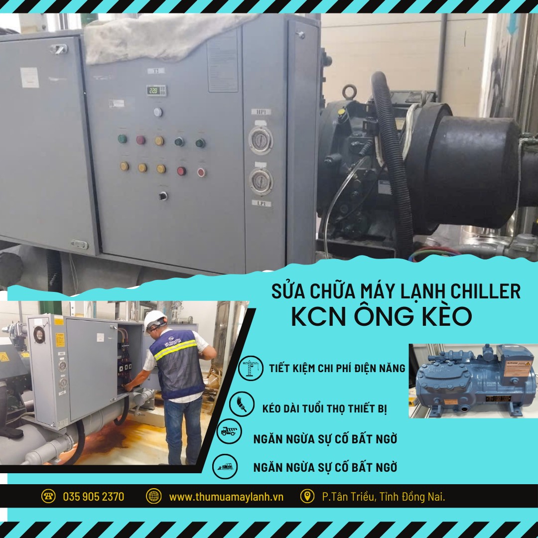 bảo dưỡng chiller tại kcn ông kèo-lộc thiên phát