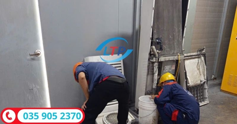 vệ sinh máy lạnh tủ đứng - Lộc Thiên Phát