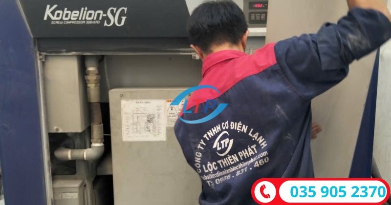 công ty chuyên sửa chữa bảo trì máy nén khí uy tín -Lộc Thiên Phát