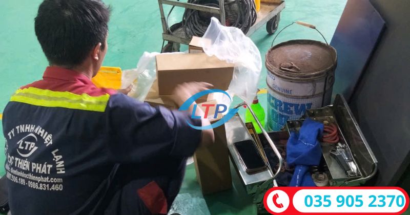 thay linh kiện máy nén khí - Lộc Thiên Phát