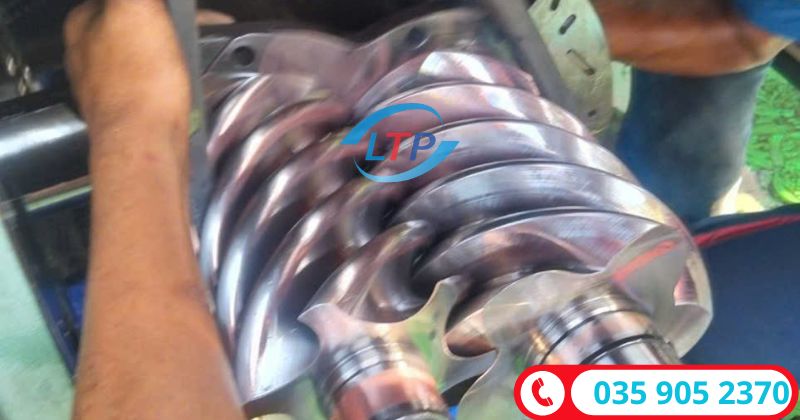 đại tu  đầu nén máy nén khí - Lộc Thiên Phát