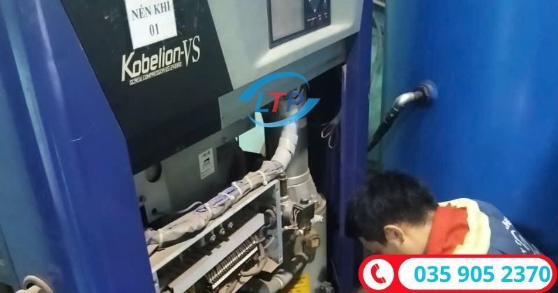 top 1 đơn vị chuyên sửa máy nén khí trục vít - Lộc Thiên Phát