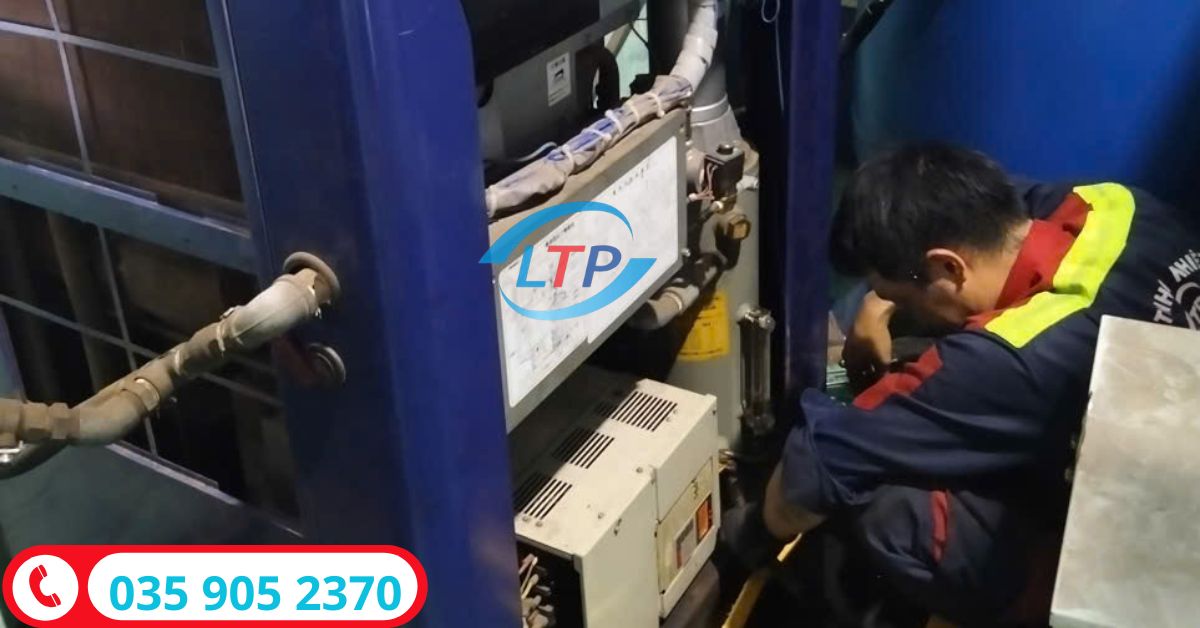 Bao lâu nên thay dầu máy nén khí trục vít?
