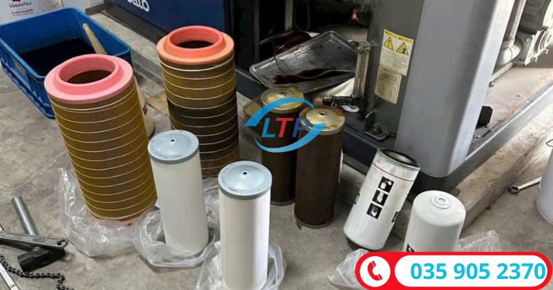 Bảo dưỡng máy nén khí trục vít chuyên nghiệp - Lộc Thiên Phát