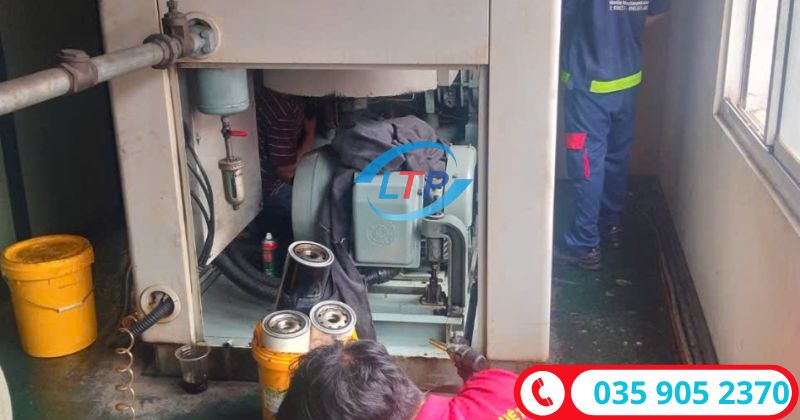 đơn vị chuyên bảo dưỡng máy nén khí trục vít uy tín - Lộc Thiên Phát
