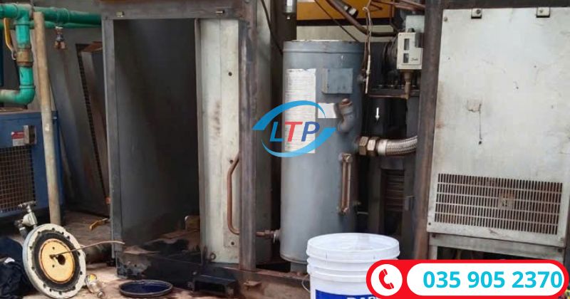 Kiểm tra thay dầu máy nén khí - Lộc Thiên Phát