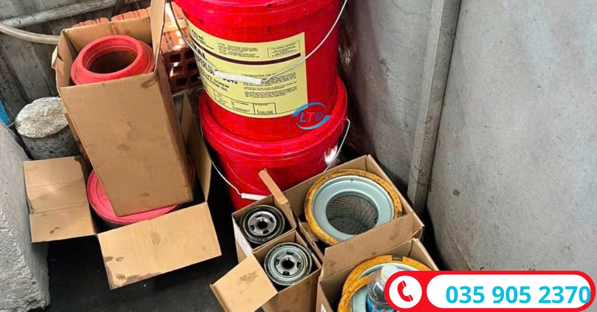 HƯỚNG DẪN BẢO DƯỠNG, THAY DẦU VÀ PHỤ KIỆN MÁY NÉN KHÍ