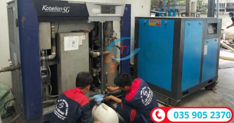 bảo dưỡng máy nén khí kobelco chuyên nghiệp - Lộc Thiên Phát