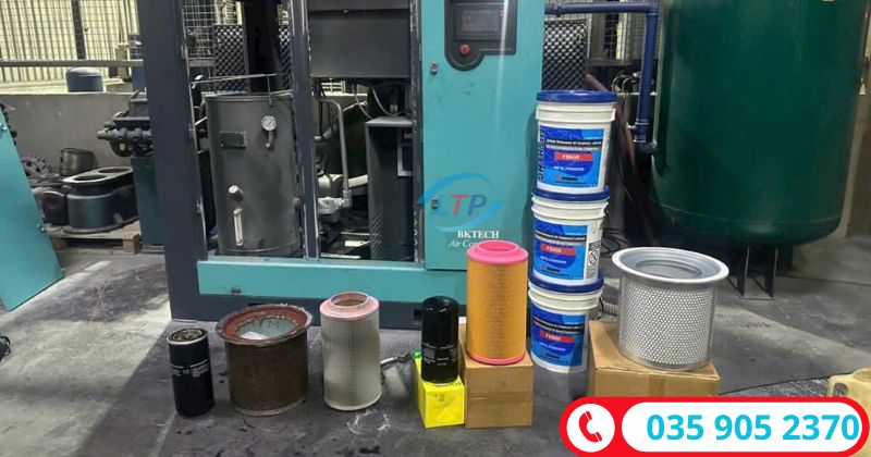 Bảo dưỡng máy nén khí trục vít chuyên nghiệp