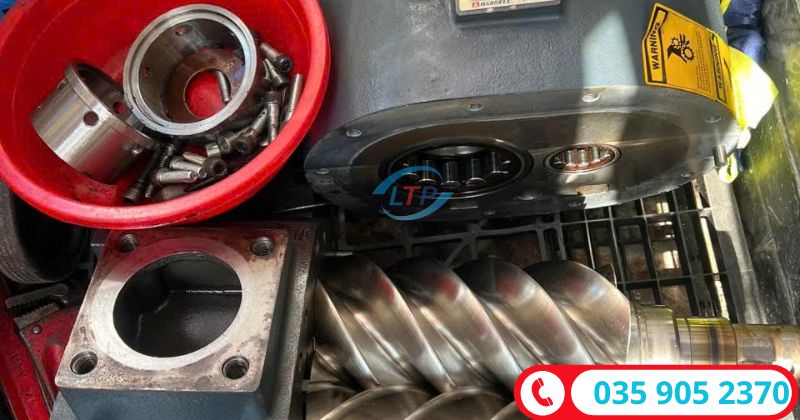 đại tu đầu nén máy nén khí