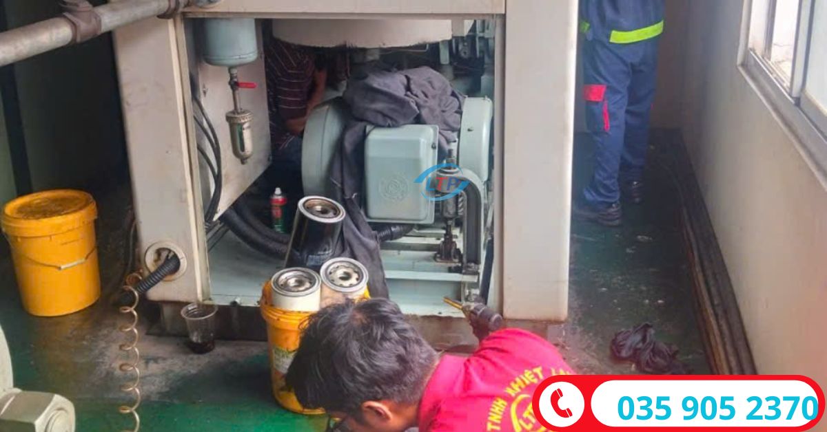 Mách Bạn Đơn Vị Chuyên Sửa Chữa Máy Nén Khí Trục Vít Uy Tín Tại Đồng Nai