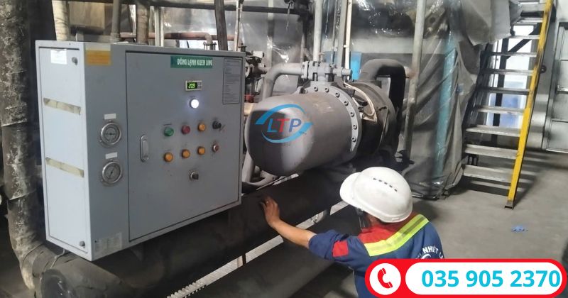 Bảo dưỡng kiểm tra máy nén chiller - Lộc Thiên Phát