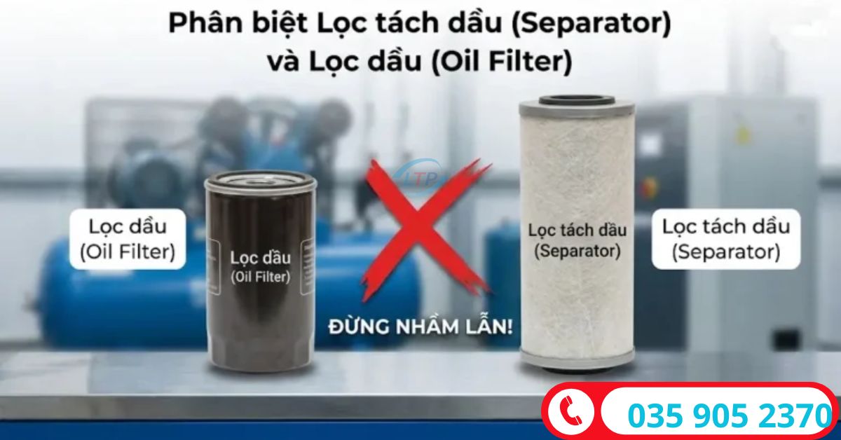 Lọc Dầu Và Lọc Tách Dầu Khác Nhau Thế Nào? Cách Phân Biệt Chính Xác