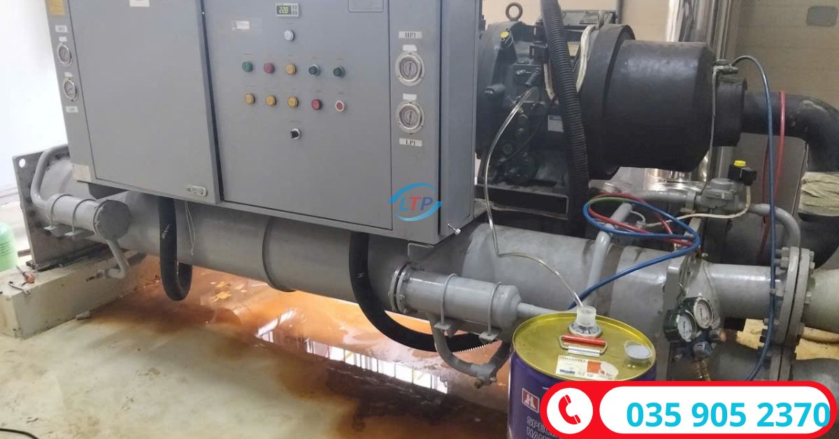 Thay Dầu Máy Nén Chiller – Quy Trình Kiểm Tra Và Thay Dầu Đúng Kỹ Thuật