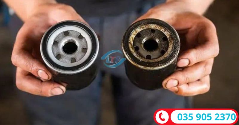 Thay lọc dầu máy nén khí - Lộc Thiên Phát