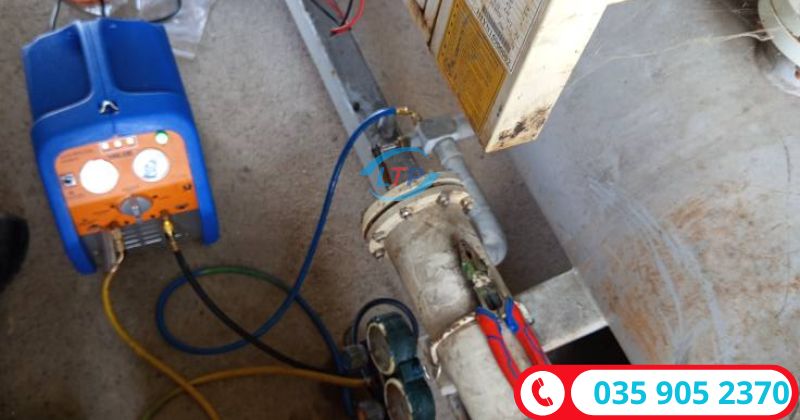 thu hồi gas lạnh công nghiệp - Lộc Thiên Phát