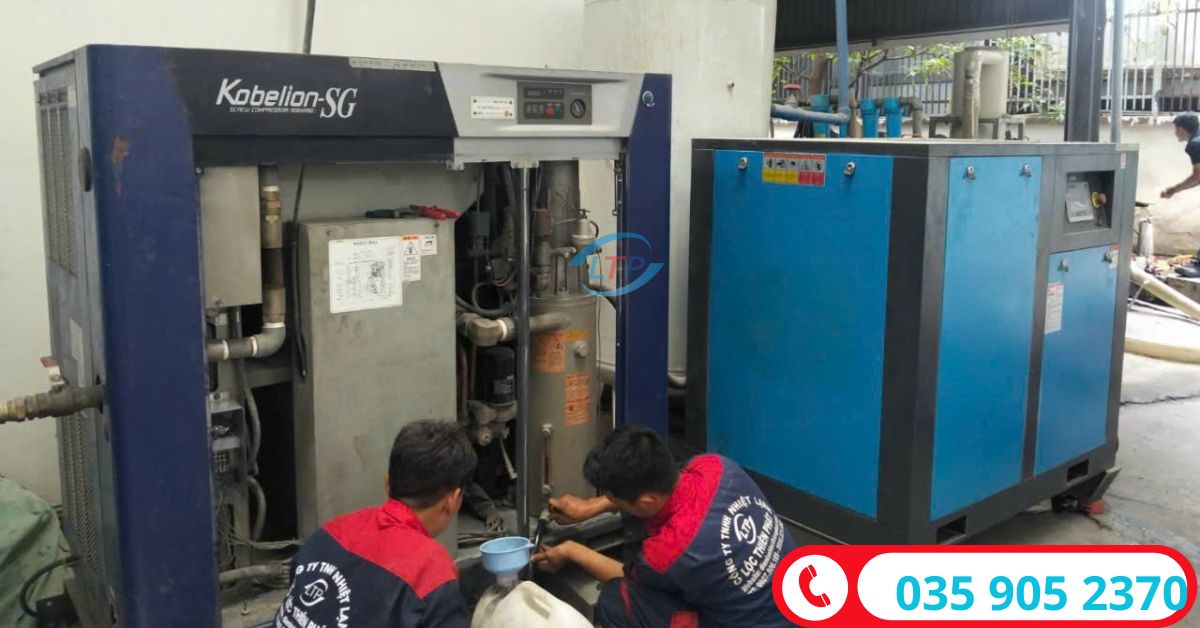 CÁCH BẢO DƯỠNG MÁY NÉN KHÍ CHI TIẾT VÀ ĐÚNG CÁCH