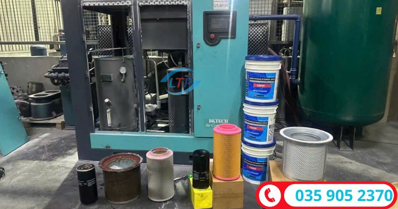 kiểm tra lọc máy nén khí - Lộc Thiên Phát