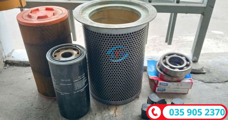 thay thế linh kiện máy nén khí - Lộc Thiên Phát