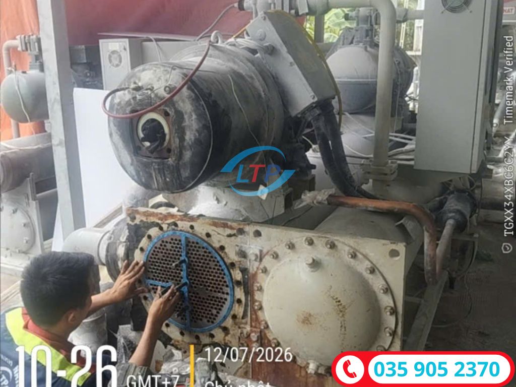 Chiller Bị Xì Gas: Dấu Hiệu, Cách Kiểm Tra Và Quy Trình Xử Lý Đúng Kỹ Thuật