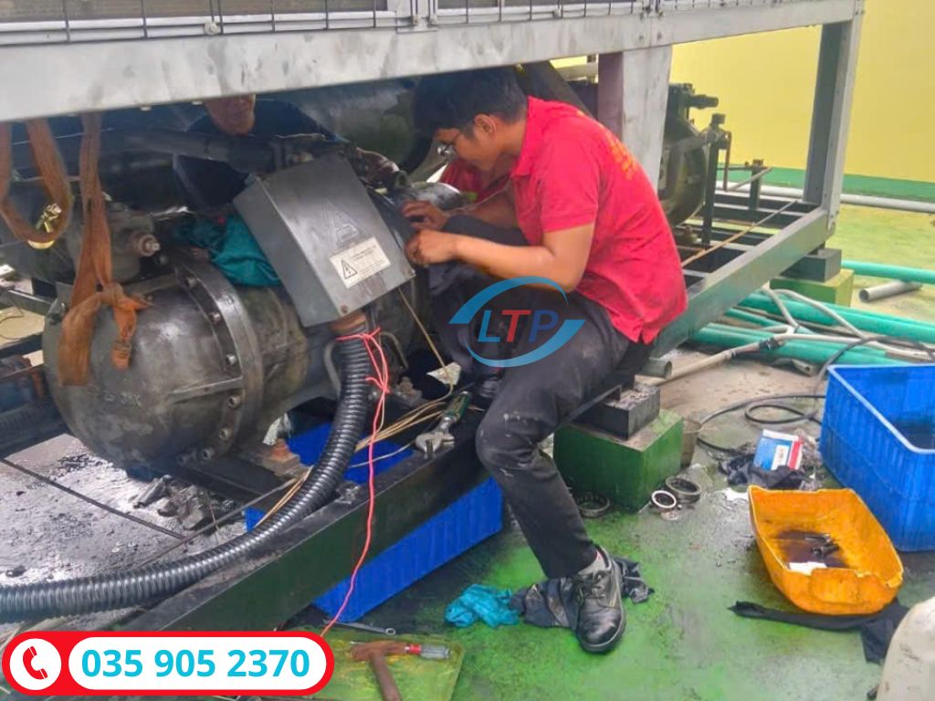 QUY TRÌNH THÁO DỠ CHILLER CÔNG NGHIỆP AN TOÀN, ĐÚNG KỸ THUẬT