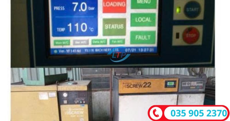 sửa máy nén khí quá nhiệt - Lộc Thiên Phát