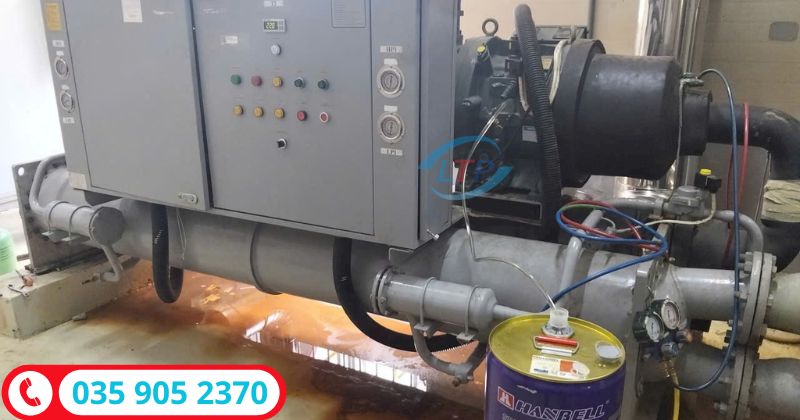 Kiểm tra thay dầu máy nén Hnabell-Lộc Thiên Phát