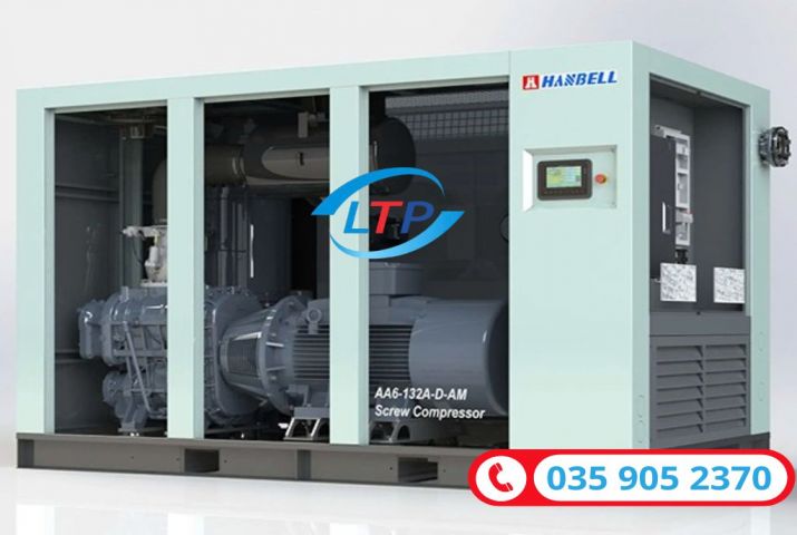 Máy Nén Khí Trục Vít Hai Cấp Hanbell AA6-75A-D