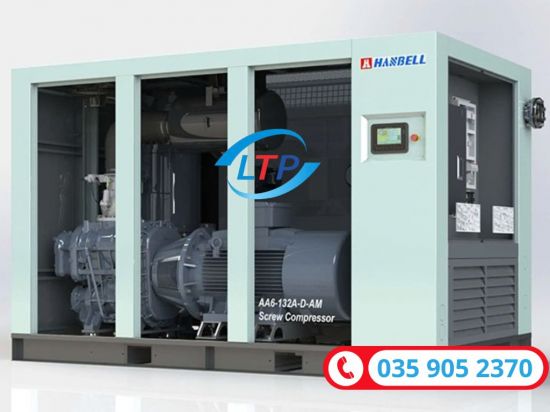 Máy Nén Khí Trục Vít Hai Cấp Hanbell AA6-75A-D