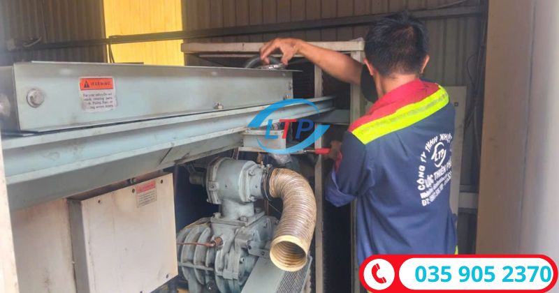 Kiểm tra máy nén khí Fusheng trước khi bảo dưỡng
