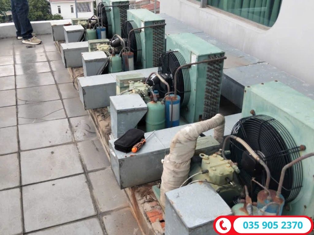 Dự Án Xử Lý Xì Gas Và Đi Lại Ống Tín Hiệu Đồng Hồ Báo Áp Kho Lạnh Tại Bệnh Viện Quốc Tế Mỹ