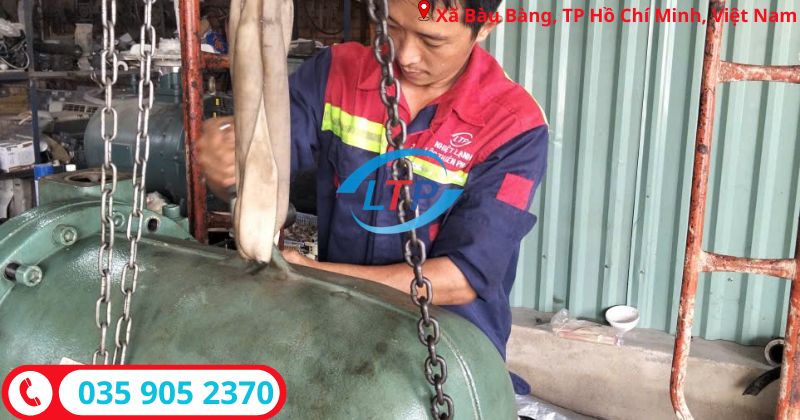 đại tu máy nén chiller -Lộc Thiên Phát