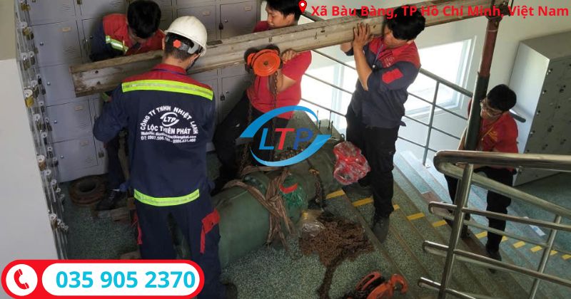 sửa chữa máy nén lạnh chiller tại TP.Hồ Chí Minh