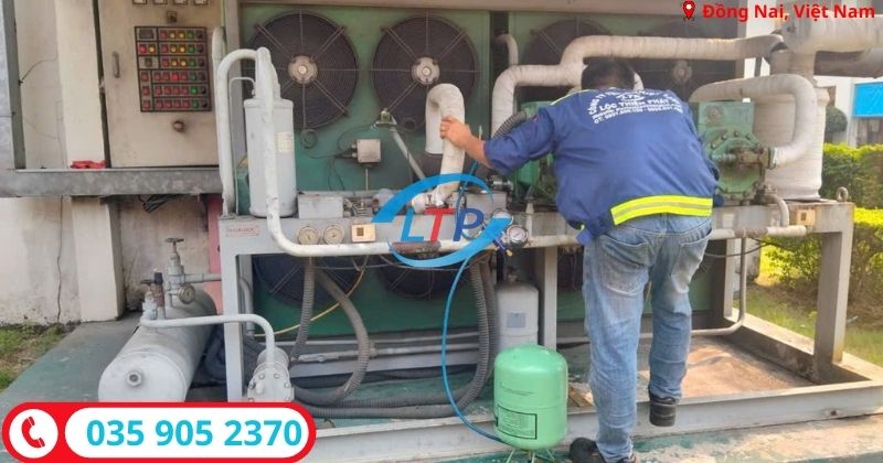 kiểm tra bổ sung gas kho lạnh Đồng Nai - Lộc Thiên Phát