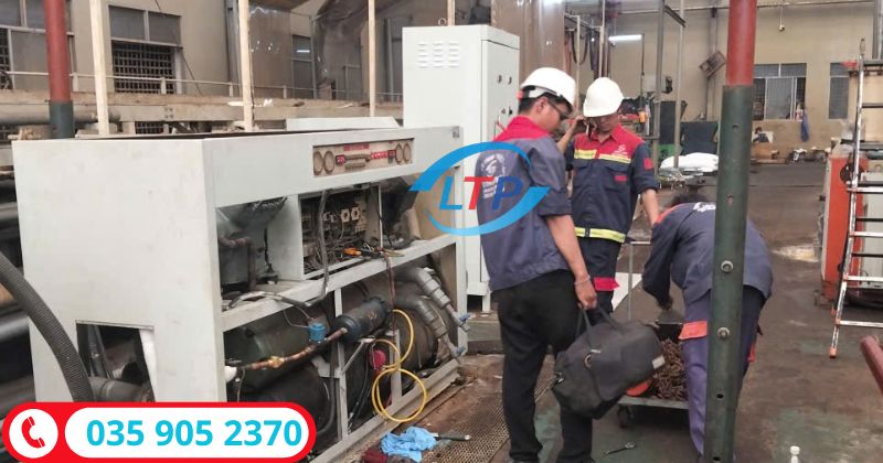 sửa chiller xì gas tại Đồng Nai - Lộc Thiên Phát