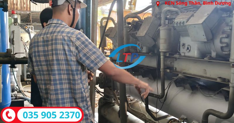 chuyên sửa chữa chiller uy tín tại kcn sóng thần - Lộc Thiên Phát