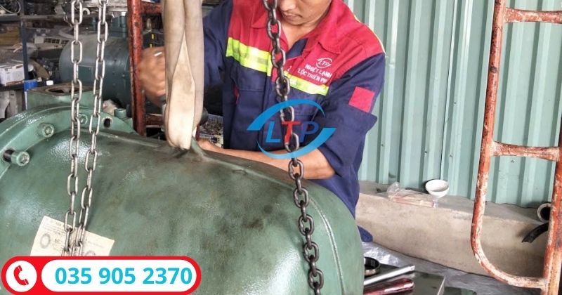 đại tu máy nén chiller - Lộc Thiên Phát