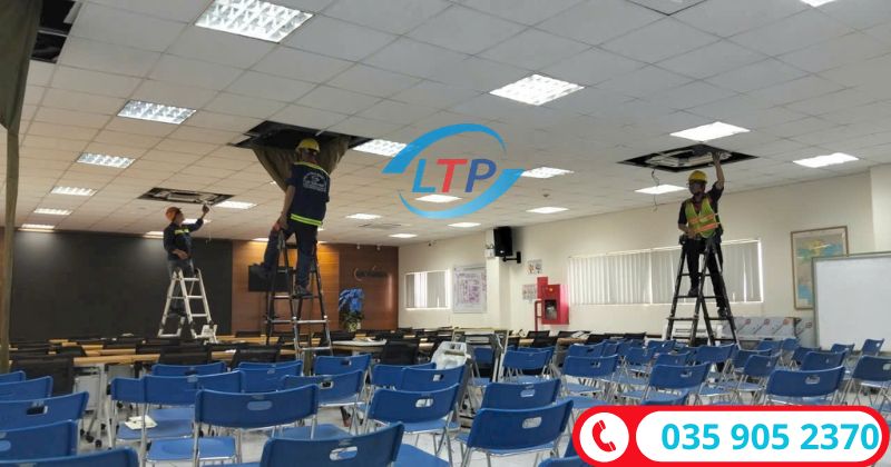 kiểm tra bảo dưỡng máy lạnh âm trần - Lộc Thiên Phát