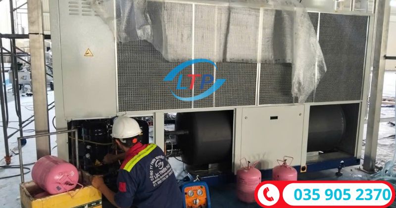 xạc gas chiller - Lộc Thiên Phát