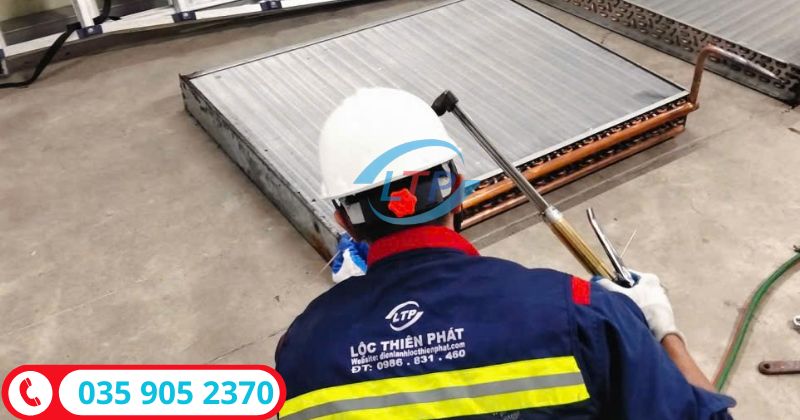 sửa chữa máy lạnh công nghiệp tại kcn Biên Hòa - Lộc Thiên Phát
