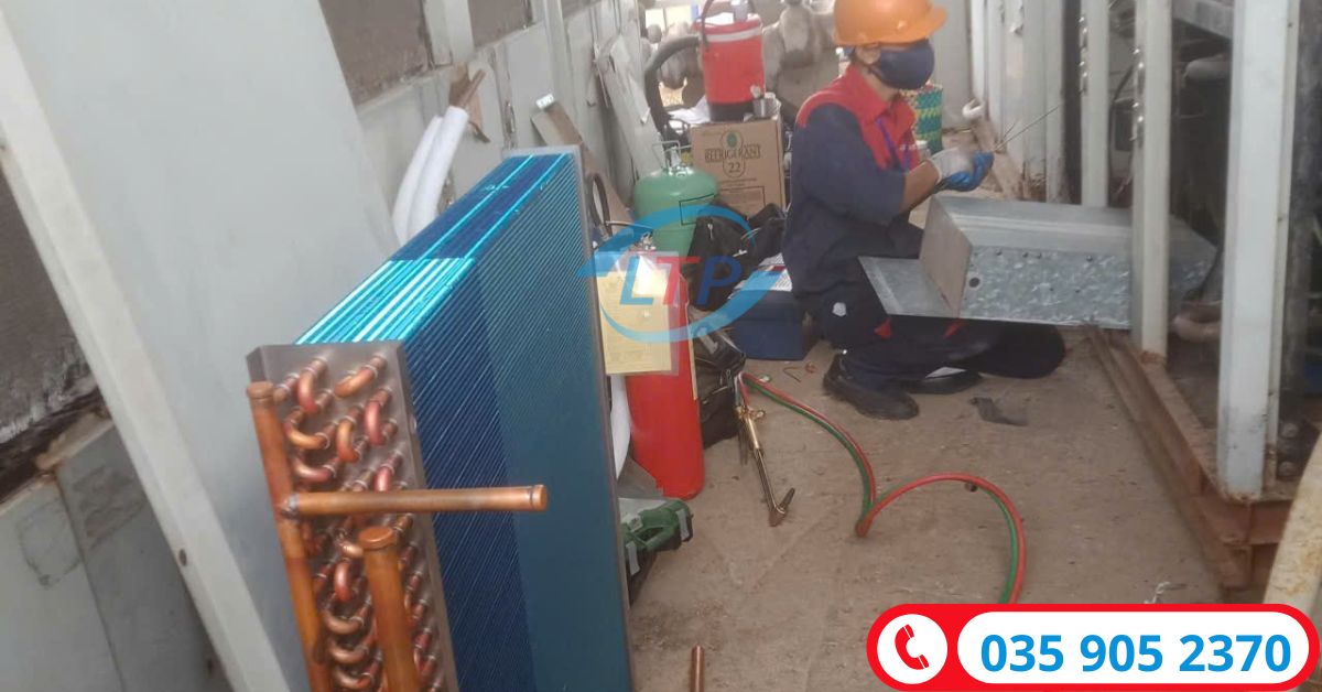 Dịch Vụ Thay Thế Dàn Coil – Dàn Tản Nhiệt Chiller AHU Cho Nhà Máy Công Nghiệp