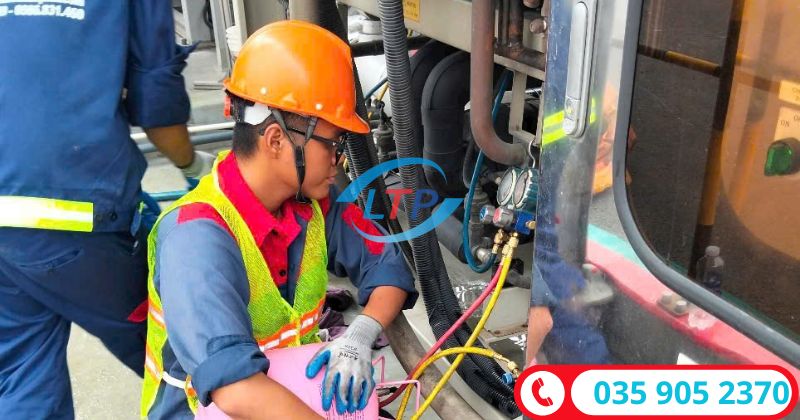 bơm gas chiller - Lộc Thiên Phát