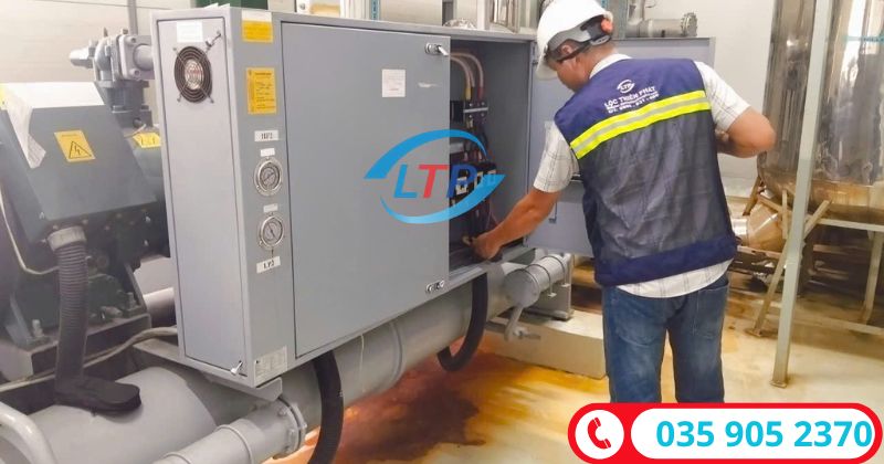 kiểm tra sửa chữa chiller - Lôc Thiên Phát