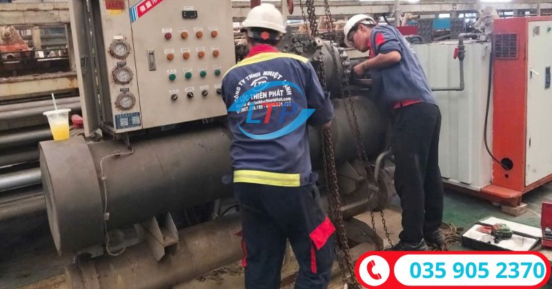 đơn vị sửa chiller top 1 tại Trảng Bom Đồng Nai - Lộc Thiên Phát