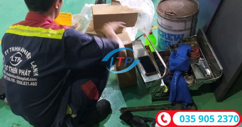 thay thế linh kiện máy nén khí - Lộc Thiên Phát
