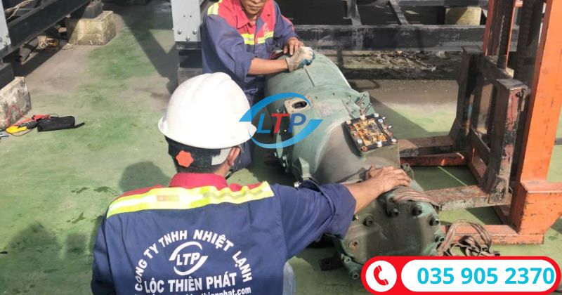 đơn vị chuyên nhận sửa chữa máy nén chiller chuyên nghiệp - Lộc Thiên Phát