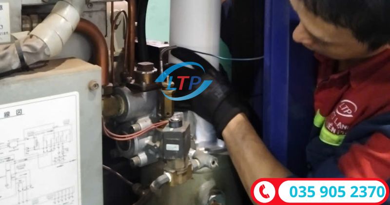 thay lọc dầu máy nén khí - Lộc Thiên Phát