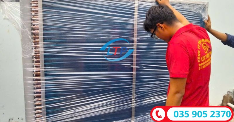 thay thế dàn coil chiller mới - Lộc Thiên Phát