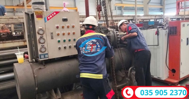 Kiểm tra chiller trước bảo dưỡng - Lộc Thiên Phát