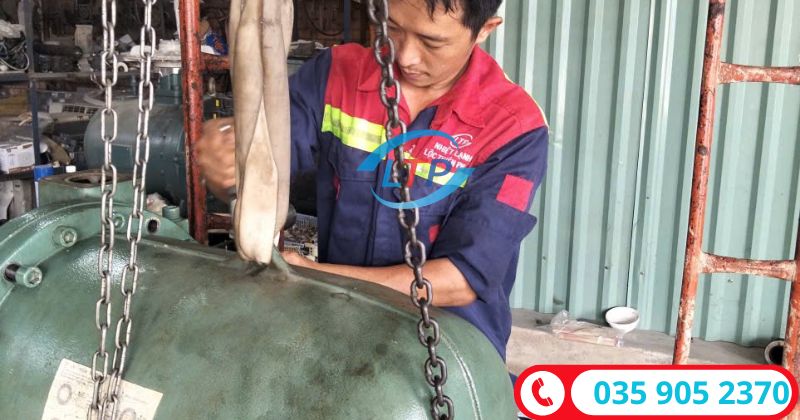 chuyên sửa máy nén khí trục vít uy tín - Lộc Thiên Phát